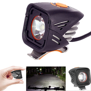 XANES XL10 1000LM XML-2 LED Bicycle Headlight IPX6 Waterproof 180Floodlight 4 Modes Power Display