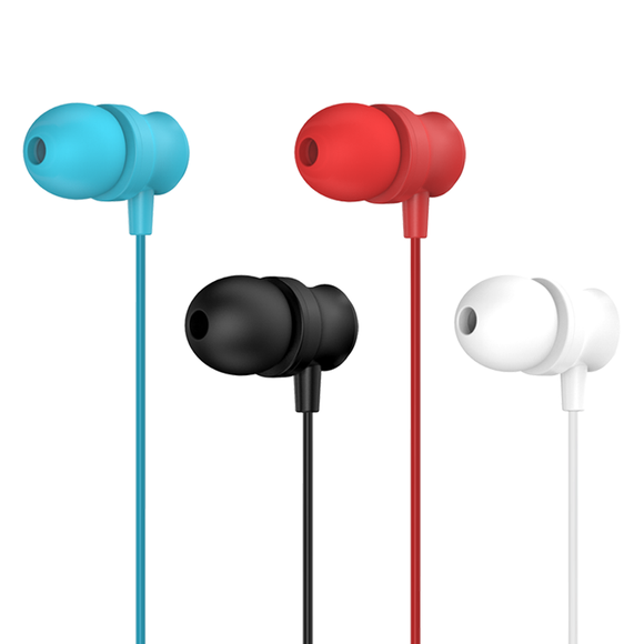 KIVEE MT20 Mini 3.5mm Wired In-Ear Headphones Hifi Sound Music Earphone with Mic for Smartphones MP3 PC