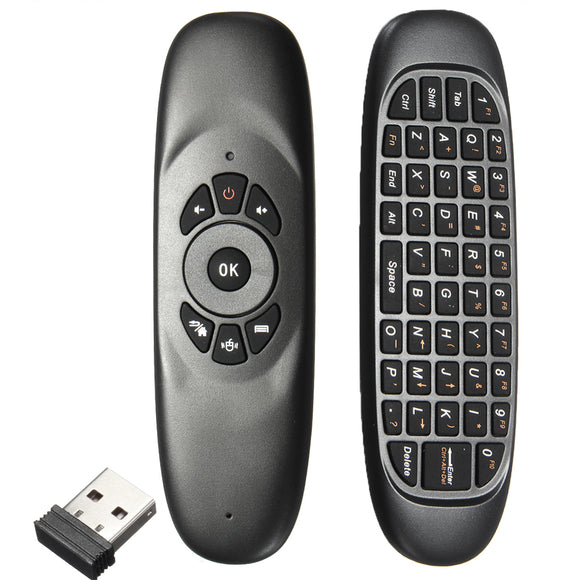 2.4G Wireless Double Sided Keyboard Air Mouse USB Remote Control For XBMC Android TV Box