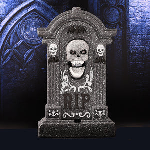 Halloween Voice and Touch Control Horror Simulation Tombstone Props for Bars Haunted Houses Horror