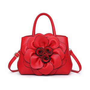 Women Flower Decorational Stylish Handbag Shoulder Bag Crossbody Bags