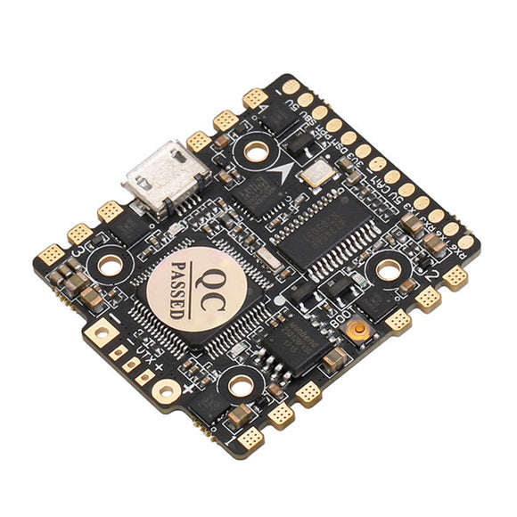 HGLRC F4 Zeus F4 Flight Controller Integrated with OSD BEC PDB AIO 15A BLheli_S 4 In 1 ESC for RC Racing Drone