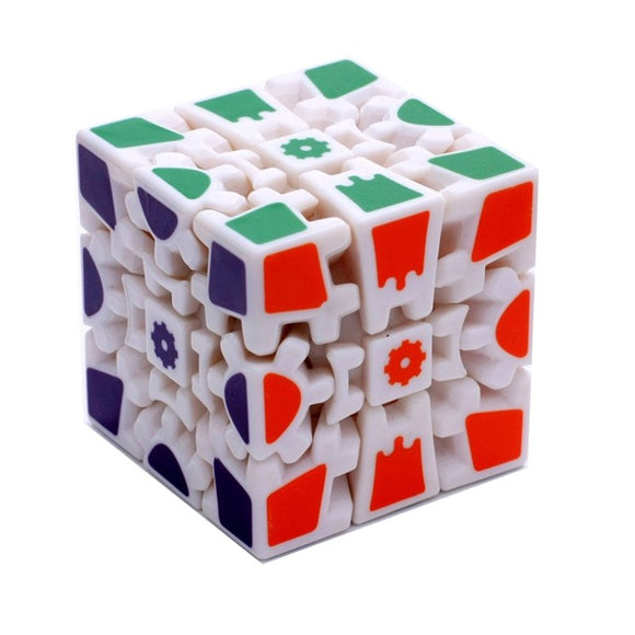 Magic Cube Toys 3x3x3 PVC Sticker Block Puzzle Speed Gear Cube