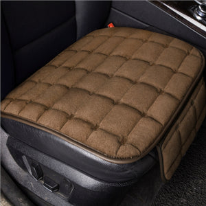 Plush Car Front Seat Cushion Covers Chair Protector Seat Pad Mat Universal