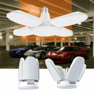 AC85-265V E27 60W Universal Deformable Foldable Garage Lamp 246LED Ceiling Adjustable Shop Light Bulb