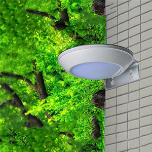 16 LED Solar  Powered Radar Motion Sensor Wall Light Outdoor Waterproof Security Street Lamp