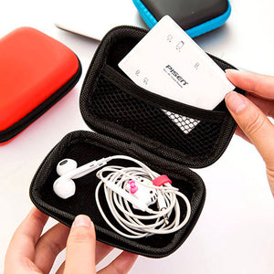 Headphone Cable Cell Phone Charger Data Cable Box Headset Storage Bag Organizer