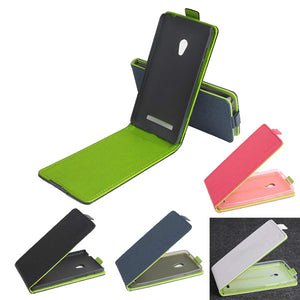 Hit Color Flip PU Leather Protective Case Cover For ASUS Zenfone 5