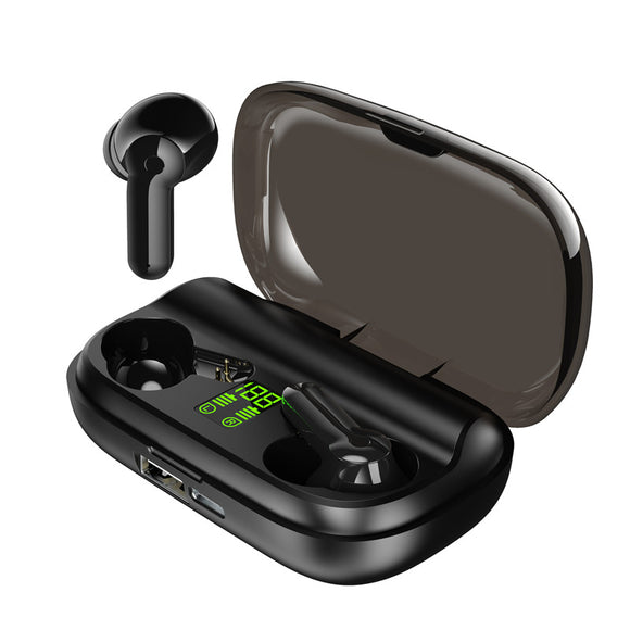 XT-01 TWS Wireless Earbuds bluetooth 5.0 Earphone 2200mAh Power Bank Touch Control Type-C Charging Stereo Headphone with Mic