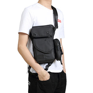 Men Oxford Waterproof Waist Pack Fanny Pack Bag Outdoor Sling Bag Crossbody Bag