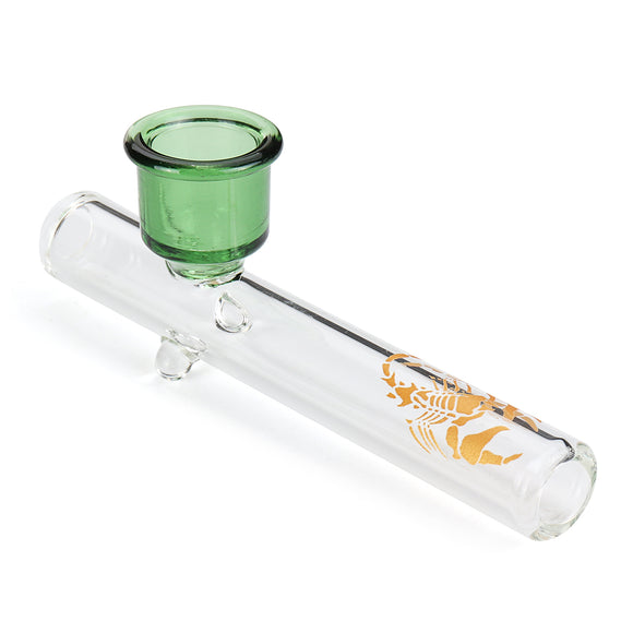 Mini Handheld Glass Tube Herb Water Pipe Water Hoo kah Pipe