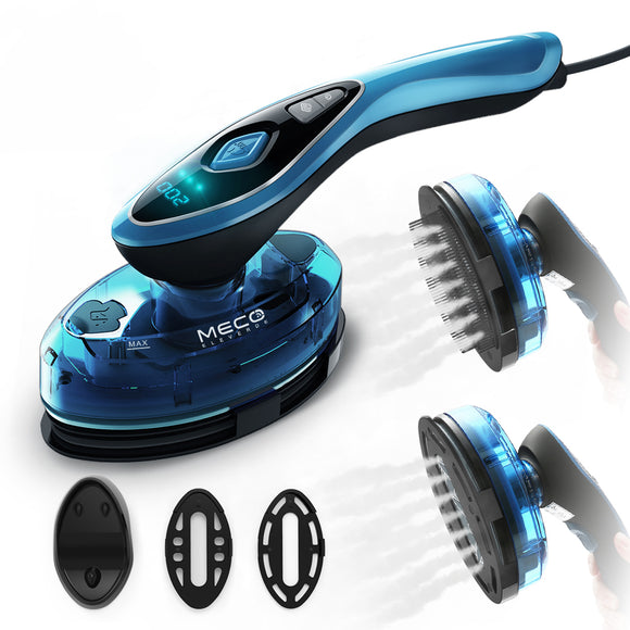 MECO ELEVERDE 2 In 1 1500W LCD Handheld Garment Steamer Ceramic Steam Iron Clothes Temp Adjustable Wrinkle Remover