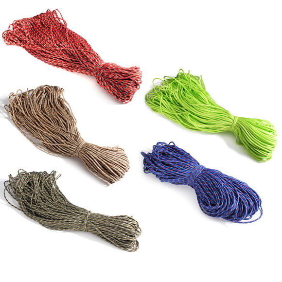 100M Roll Multifunctional 4mm Strands Parachute Lanyard Rope