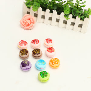 1PCS New Simulate Macaron Cake Squishy Toy Stress Reliever Phone Chain