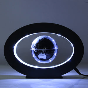 Magnetic Levitation Floating World Map Globe Desktop Rotating Planet Earth Globe Ball LED Light