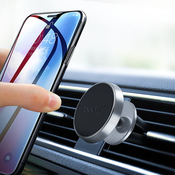RAXFLY Magnetic Strong Adsorption 360 Degree Rotation Car Mount Holder for iPhone Xiaomi Cell Phone