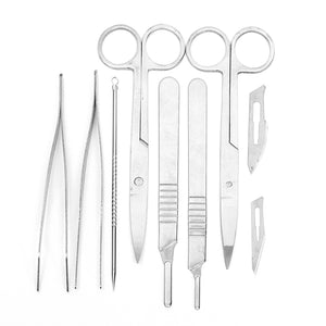 7Pcs Lab Dissection Kit Anatomy Biological Sample Biology Teaching Student Dissecting Tools Kit