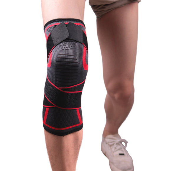 KALOAD 1 Pcs Knee Pad Fitness Running Cycling Elastic Knee Support Sports Knee Protective Gear