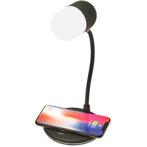 4 in 1 LED Desk Lamp Wireless Charging 3 Mode Touch Headset With bluetooth HD Music Speaker