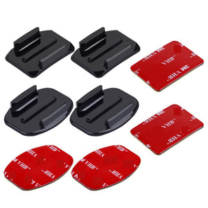 10pcs PULUZ PU09 Curved Flat Surface Mount Stickers for Gopro XIAOMI MIJIA XIAOYI EKEN SJCAM COTUO MEEEGOU Action Sport Camera