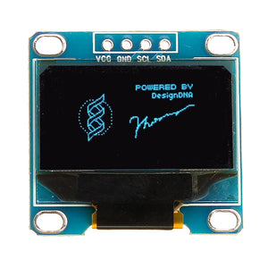 3Pcs 0.96 Inch 4Pin IIC I2C SSD136 128x64 DC 3V-5V Blue OLED Display Module For Arduino