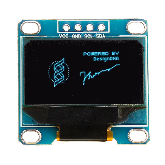 3Pcs 0.96 Inch 4Pin IIC I2C SSD136 128x64 DC 3V-5V Blue OLED Display Module For Arduino