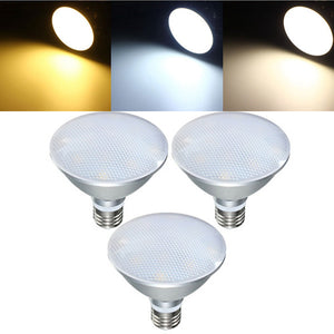 Dimmable E27 PAR30 12W LED Pure White Warm White Natural White Spot Lightt Bulb AC220V