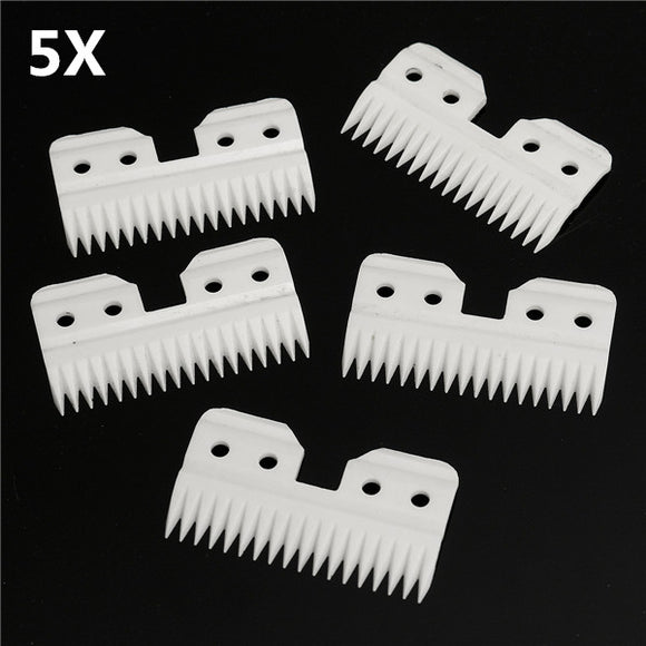 18 Teeth Ceramic Cutters Blades A5 Series Clipper Replacement 5Pcs