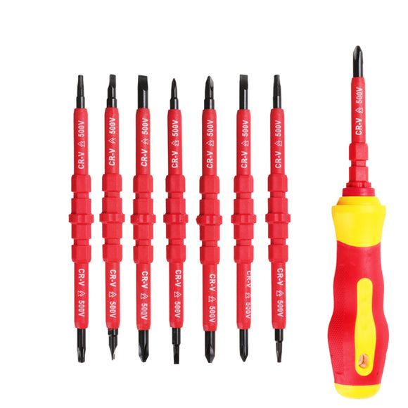 Raitool HT01 7pcs Electronic Insulated Hand Screwdriver Tools Accessory Set