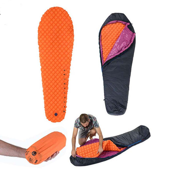 Naturehike Camping Sleeping Pad Air Egg Net Mat Moisture Proof Mattress For Mummy Sleeping Bag