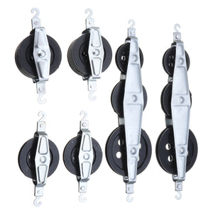 6Pcs/Set Mechanical Effect Mechanics Demonstration Pulleys Physical Laboratory Equipment Experiment Model