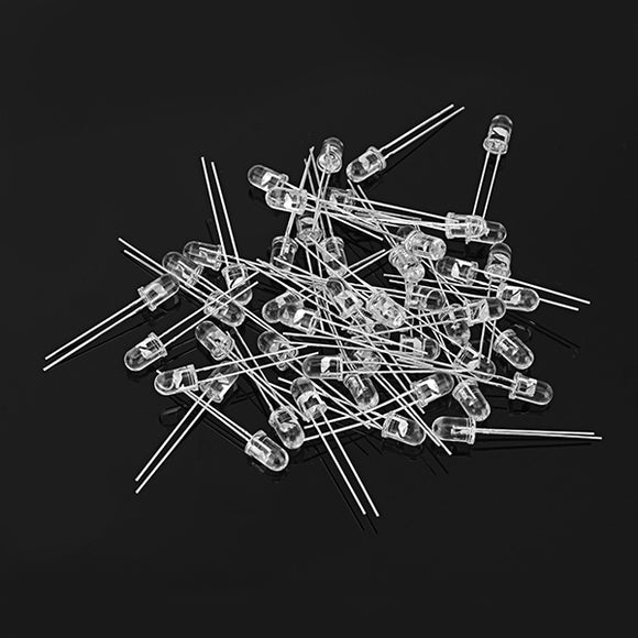 50pcs 5mm 850nm IR Infrared LED Light Infrared Emitter Tube Infrared Emitting Diode