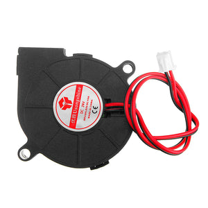 24V 0.15A 5015 Sleeve Bearing Brushless Turbo Cooling Fan with 2Pin XH2.54 Wire for 3D Printer