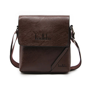 Men PU Leather Leisure Messenger Bag Crossbody Bag