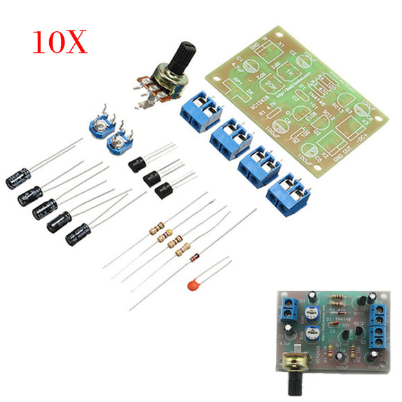 10pcs DC 3V To 6V DIY OTL Discrete Component Circuit Power Amplifier Kits Electronic Training Kits