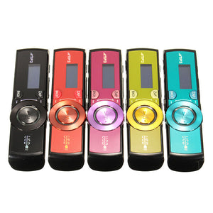 LCD Screen USB Mp3 Music Player FM Radio Support 16GB Micro SD TF Card with Earphone