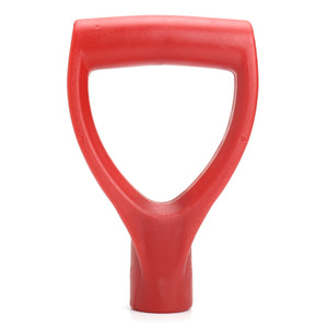 Plastic Red Scoop Poly D Grip Handle Replacement Lawn Farm Snow Removal Spade Fork Shovel