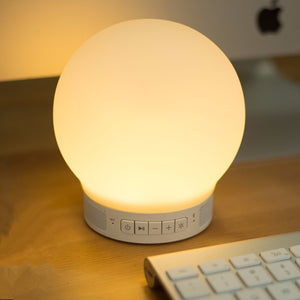 Multi-function Bluetooth 4.0 Stereo Light App Controlled Mini Night Light Creative Alarm Lamp