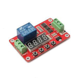 3pcs FRM01 12V 1 Channel Multifunction Relay Module Loop Delay Timer Switch Self-Locking PLC Cycle Timer Module Delay Time Switch