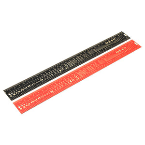 30cm Multifunctional PCB Ruler Measuring Tool