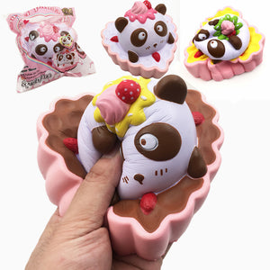 Squishy Fun Sweet Panda Love Cake Squishy Slow Rising Original Packaging Collection Gift Decor Toy