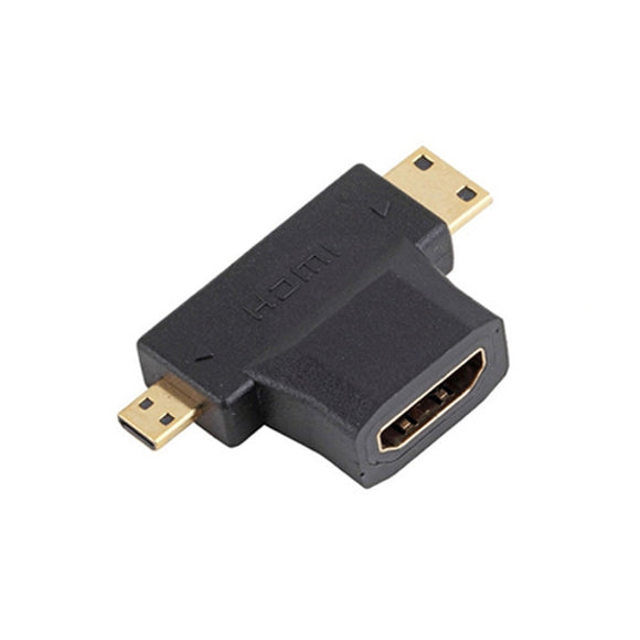 Standard HD Port-A to Mini HD Port-C Micro HD Port-D Adapter Connector 3 in 1 For FPV