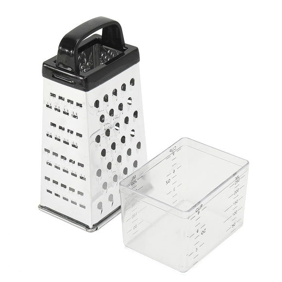 Grater Box Stainless Steel 4 Sided Multi Funtion Cheese Vegetable With Container Lunch Box