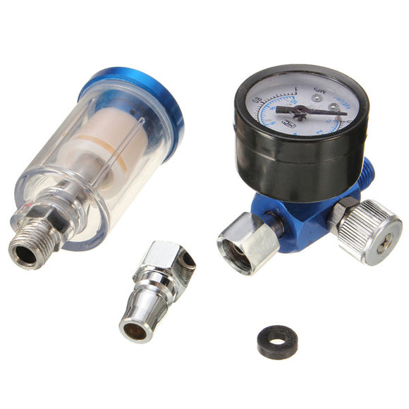 Air Regulator with Pressure Gauge Scratch Doctor Spray Gun Air Regulator Gauge Air Filter