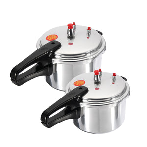 4L/7L Aluminium Alloy Pressure Cooker Kitchen Gas Stove Cooking Pot Safety Presto Cookware