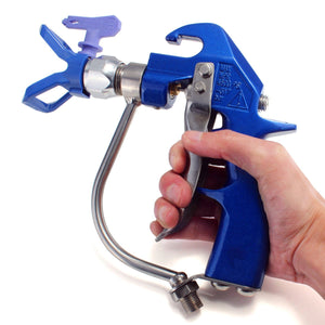 Portable 4600PSI Metallic Practical High Pressure Airless Sprayer Spray Gun with a Nozzle Blue