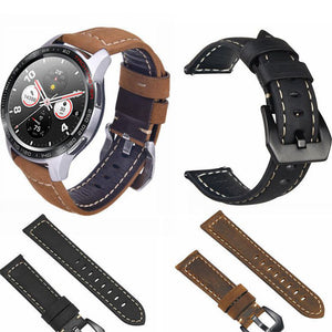 Bakeey 22mm Genuine Leather Strap Replacement Watch Band for Huawei Honor magic