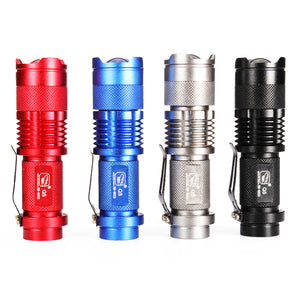 Smiling Shark SS-8022 Q5 3modes Zoomable Mini LED Flashlight