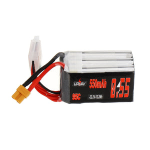 URUAV 22.2V 550mAh 95C 6S Lipo Battery XT30 Plug for FPV Racing Drone