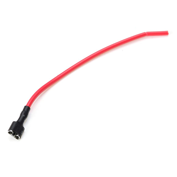 4pcs Red Insulation 125 Motorcycle Electric Car Air Horn Flasher Relay Speaker Cable 130mm